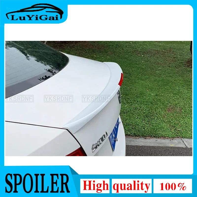 Auto Styling ABS Kunststoff Unlackiert Primer Hinten Stamm Boot Flügel Lip Spoiler Auto Teil Für Skoda Octavia 2015-2020