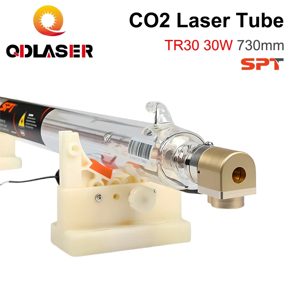 

QDLASER SPT TR30 30-40W Co2 Laser Tube Length 730mm Dia.50mm for CO2 Laser Engraving And Cutting Machine