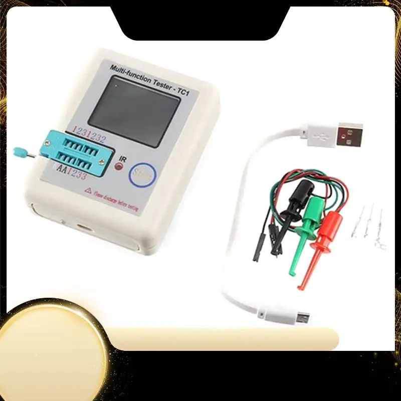 

Colorful Display Multi-Functional TFT Backlight Transistor LCR-TC1 Tester For Diode Triode Capacitor Resistor-X40A