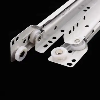 1 pár skříněk s výstupky, kladky na klávesnici, nábytek, ztlumení zvuku, dvoudílná zásuvková kolejnice, kolejnice na skříňky 10 nejlepší prodej miniaturní výsuvy do zásuvek - №10