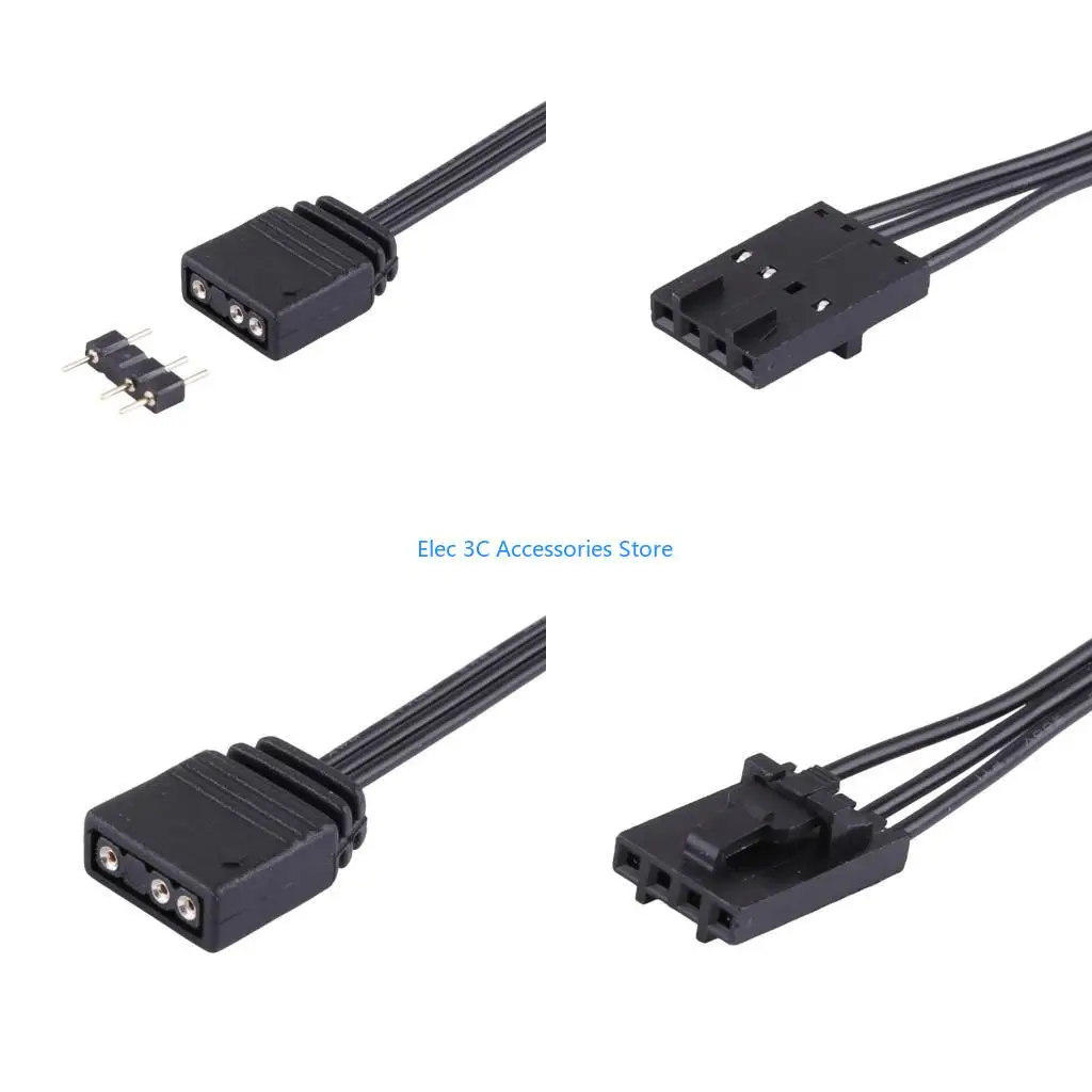 Y51A Adapter Cable For Corsairs Controller RGB To Standard ARGB 4Pin 3Pin Adapter Connector Line for QL LL120 ICUE