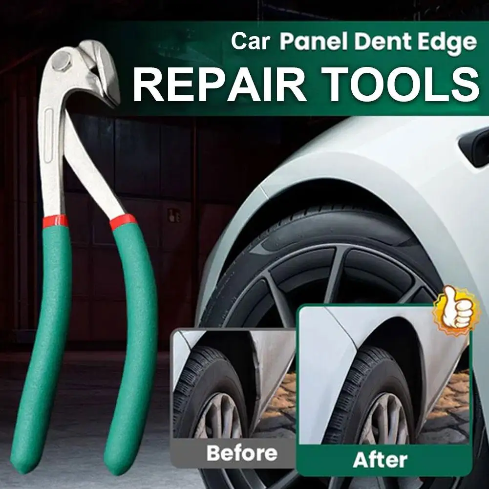 Automotive Car Dent Repair Pliers Metal Door Bumper Rim Edge Trim Crimping Clip Seamless Maintenance Clamping Tools