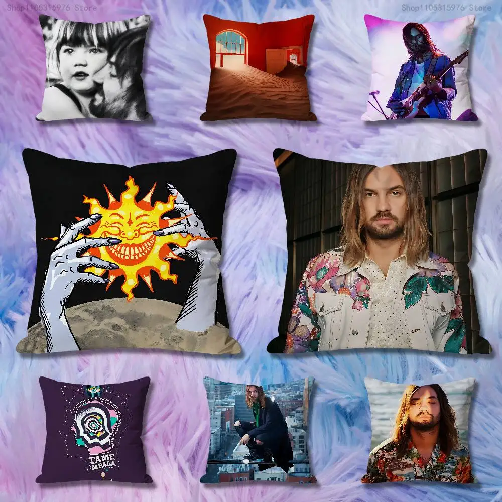 

T-Tame I-Impala Deadbeat Anime Celebrity Merchandise All-Match Printed Pillow Case Sofa Car Office Room Decoration Protector