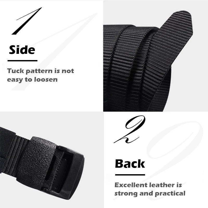 Cinto de nylon de fivela automática para homens, cinto tático masculino do exército, cinto de lona militar de alta qualidade, cummerbunds