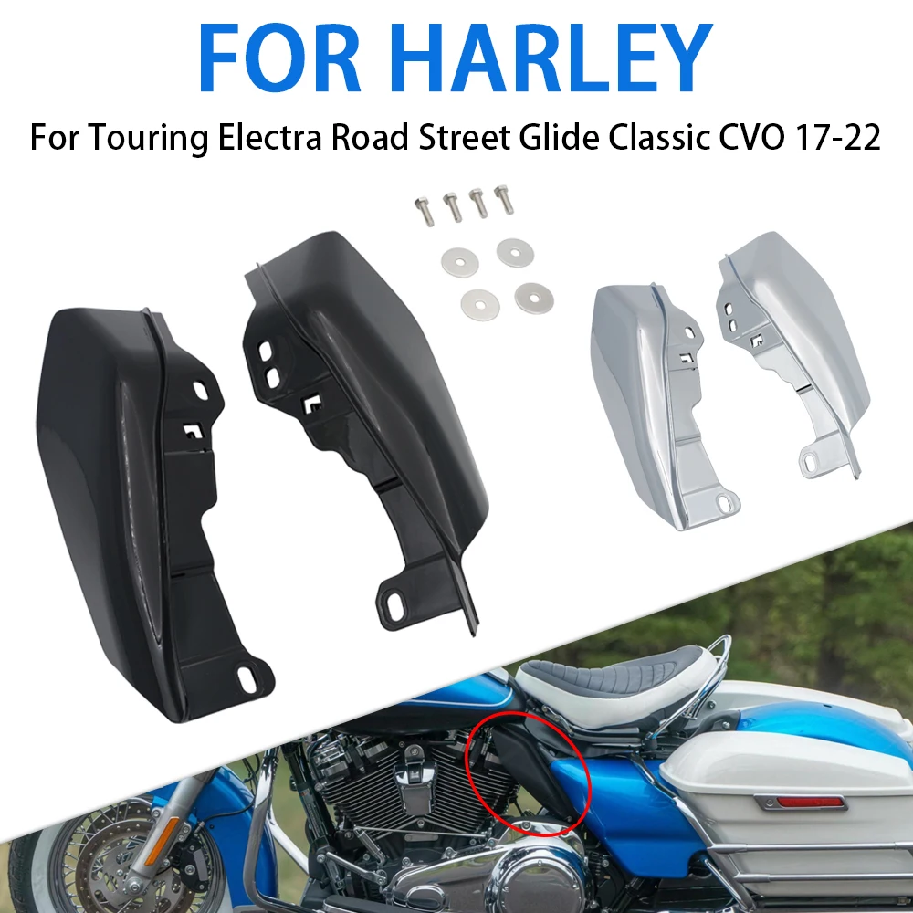 

Motorcycle Parts Mid Frame Air Deflector Heat Shield Cover For Harley Touring Electra Road Street Glide Road King 2017 - 2022