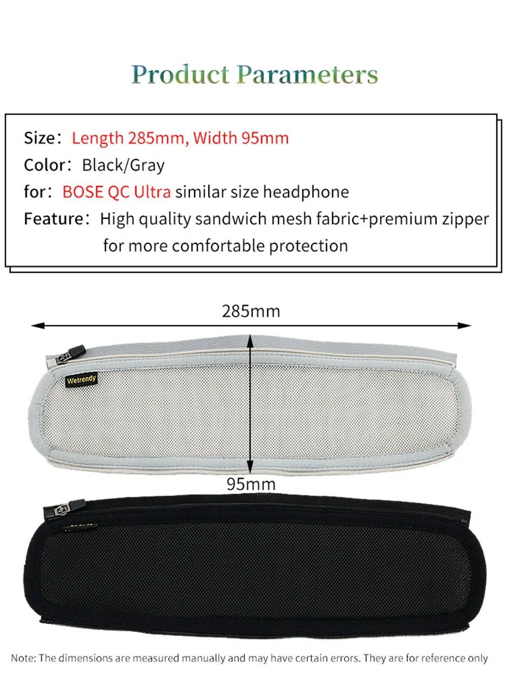 Protezioni di copertura protettiva per fascia universale Evitare lo sporco Gancio di copertura per Bose QC Ultra QC Ultra Auricolare Copertura del fascio antigraffio