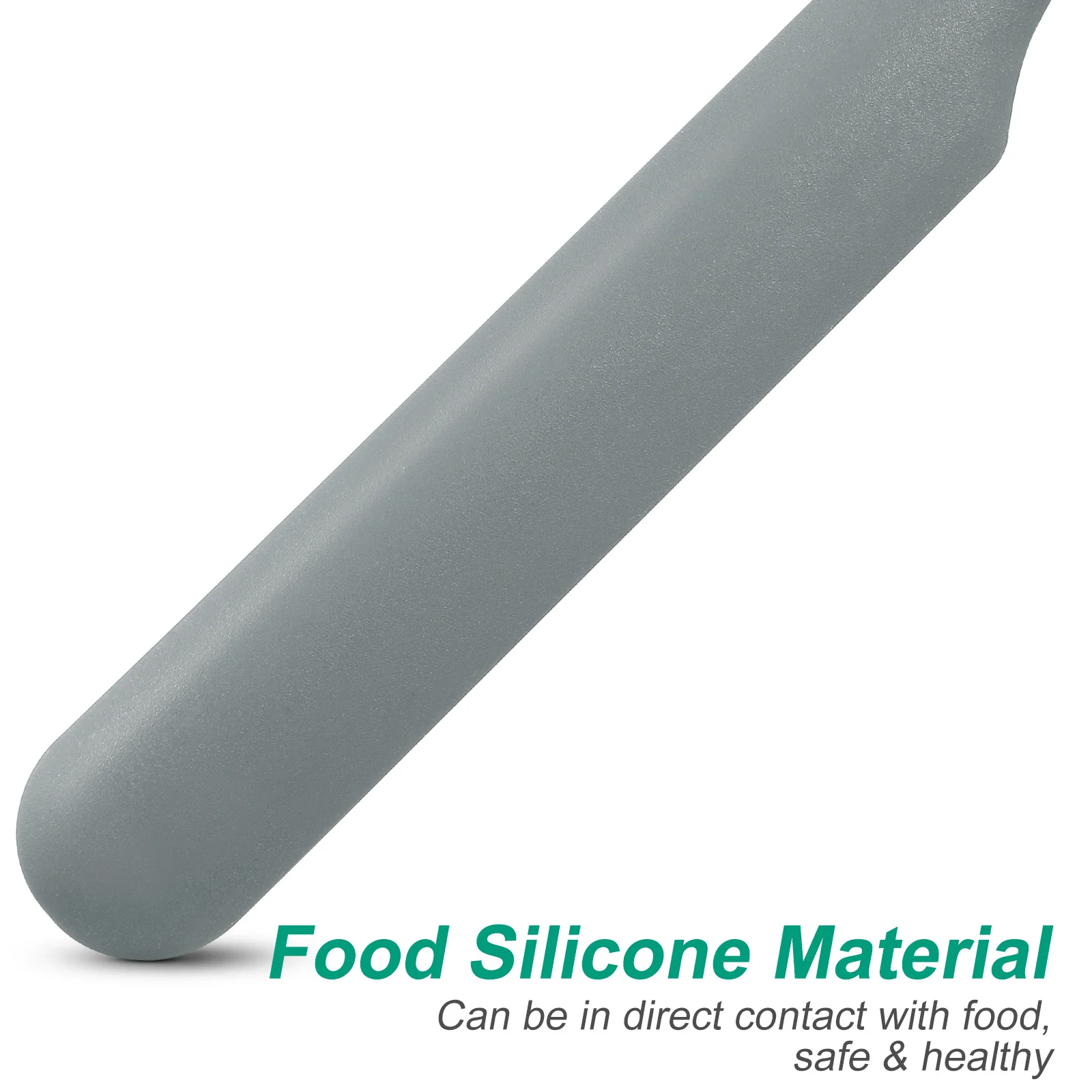 

Silicone Cake Spatula Food-Grade Wear-Resistant Baking Scraper Ergonomic Non-Stick Easy Clean Portable Kitchen Tool Home