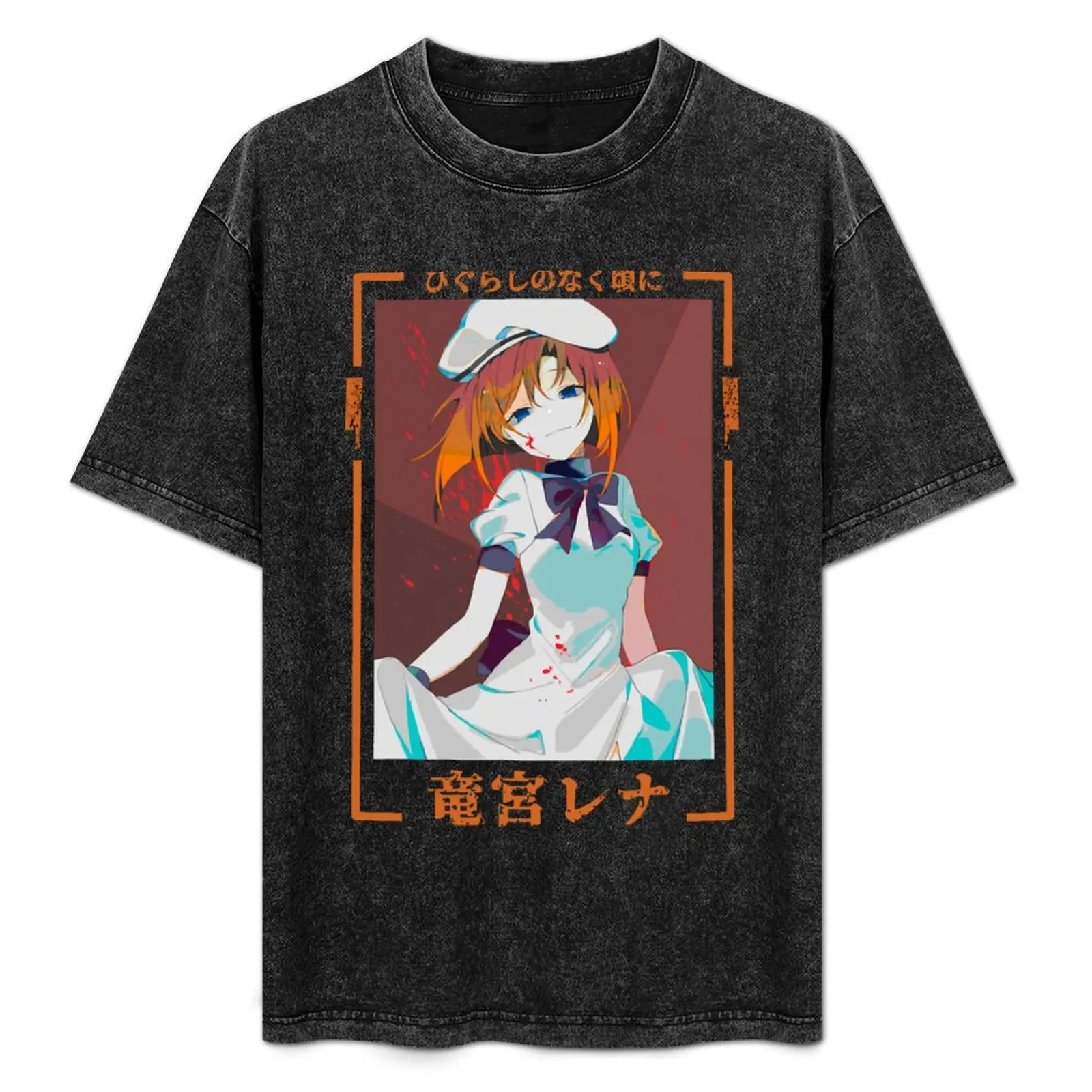 

Higurashi ,higurashi no naku koro ni, higurashi when they cry T-Shirt graphics blue lock shirts men