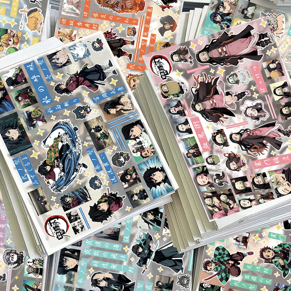 Neue Demon Slayer Tokitou Muichirou Tomioka Giyuu Kreative Anime-Peripherieaufkleber Zweidimensionale Cartoon-Dekorationsaufkleber – Detail 2