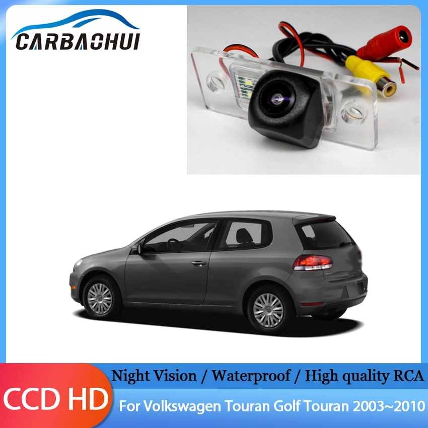 

Для Volkswagen Touran Golf Touran 2003 ~ 2010 HD CCD камера ночного видения заднего хода камера парковки автомобиля камера заднего вида