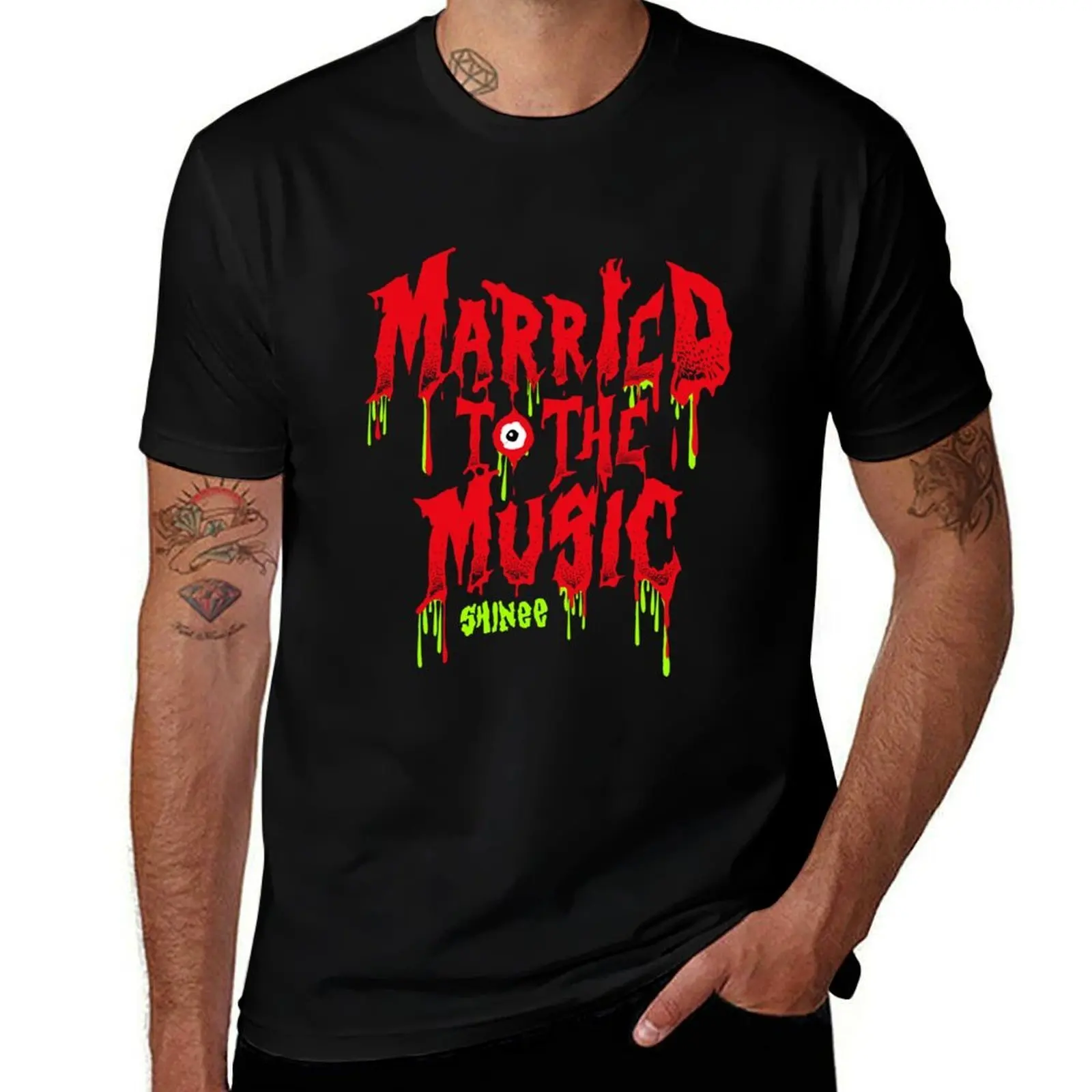 SHINEE Married to the Music T-Shirt Festive Simple T-Shirt