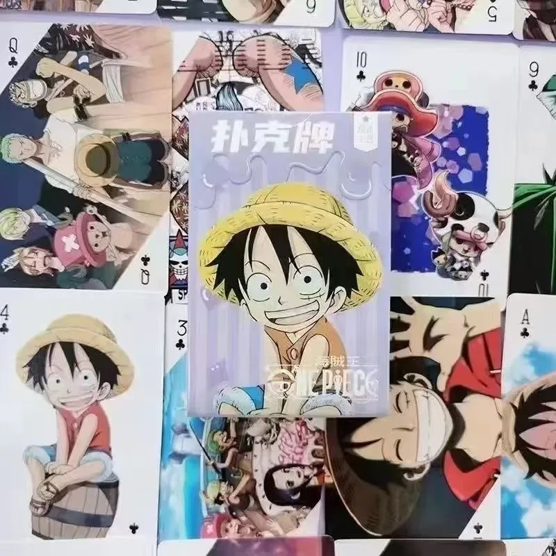 One Piece Tony Tony Chopper Sanji Nami Persönliche Kreative Spielkarten Dou Dizhu Tischspiel Tragbare Unterhaltungskarten – Detail 4