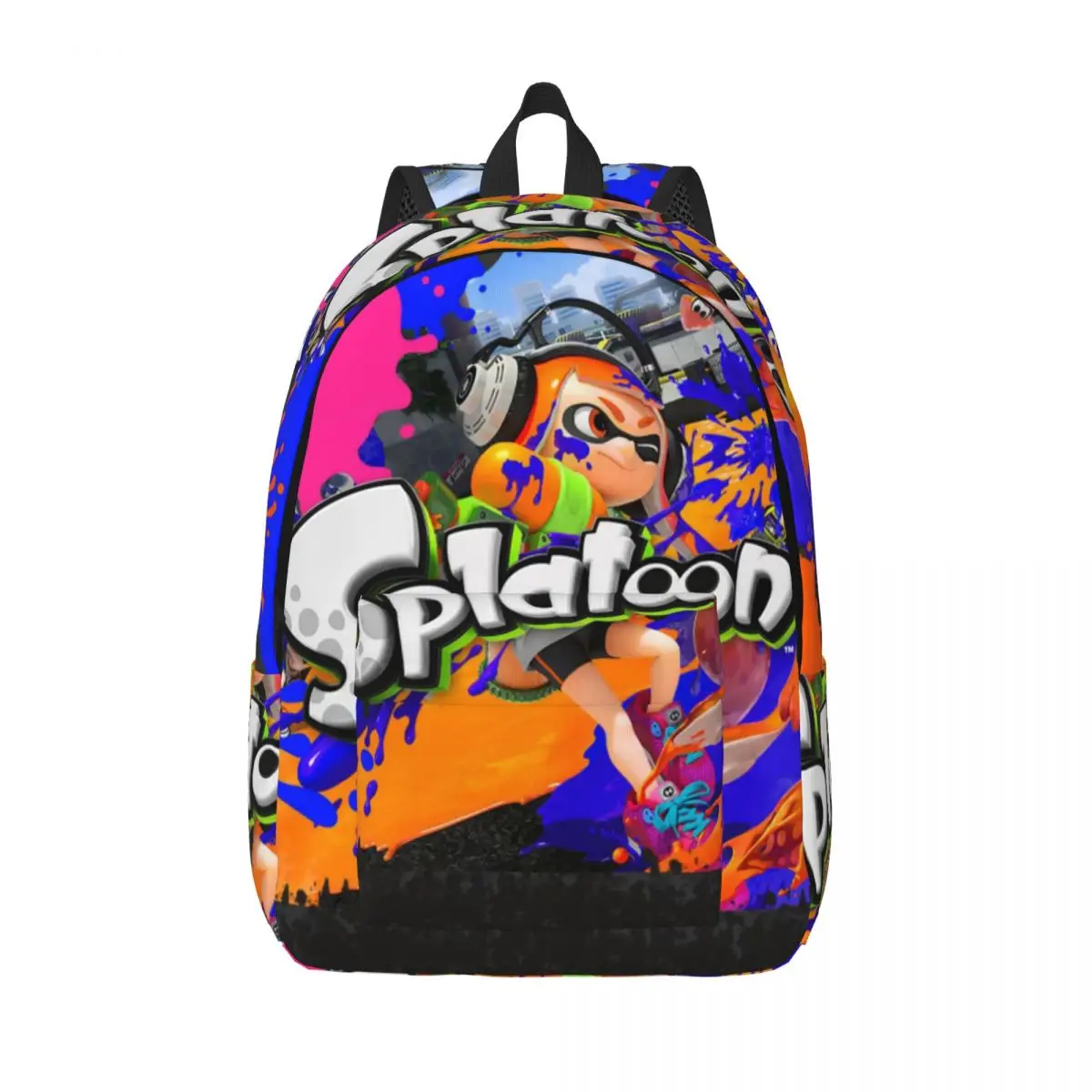 

Рюкзак с рисунком Splatoon для дошкольников, детского сада, школьников, игры, граффити, сумки для книг, рюкзак для мальчиков и девочек, подарок