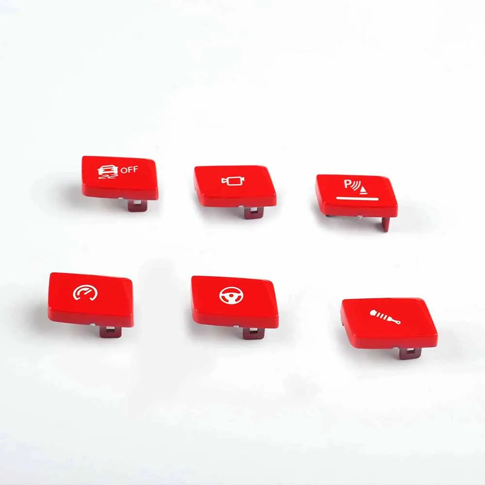 For BMW 3 Series M3 F80 M4 F82 Central ESP Antislip Button Radar Sensor Button Camera Console Switch Red Blue Black view 2
