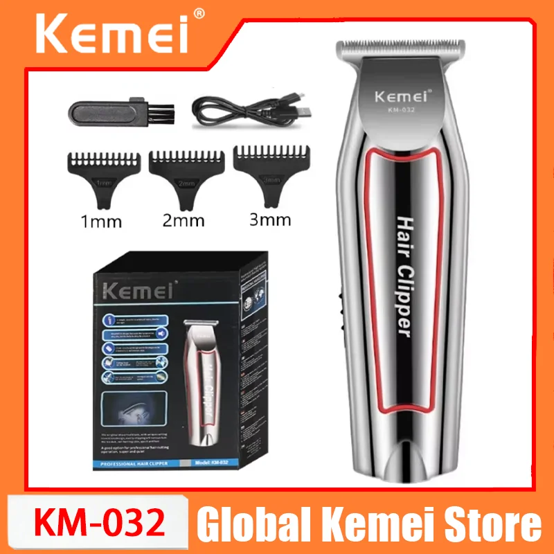 

KEMEI Profession Hair Trimmer Electric Beard Trimmer For Men Hair Clipper Hair Cutter Machine Hair Cut Grooming Kit KM-032