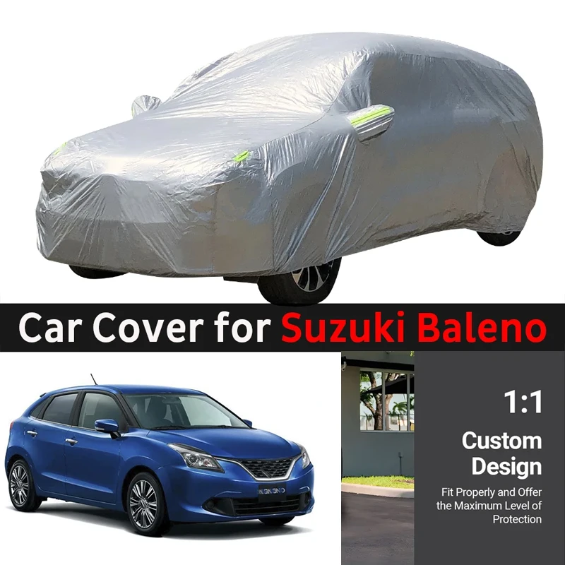 

Car Cover Outdoor Anti UV Sun Rain Snow Ice Scratch Protection Cover Windproof For Suzuki Maruti Baleno