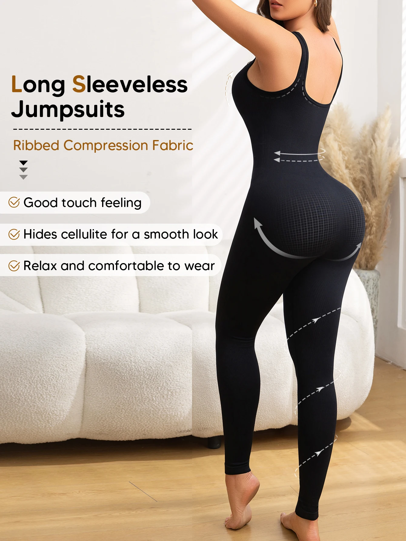 Nahtloser Overall für Damen, W – Seamless Ribbed Workout Tank Top Bewertung und Preis