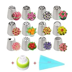 8/13 stücke Russische Tulpe Icing Rose Gebäck Düsen Kuchen Dekorieren Werkzeuge Icing Piping Düse Creme Cupcake Spitze Backen Zubehör