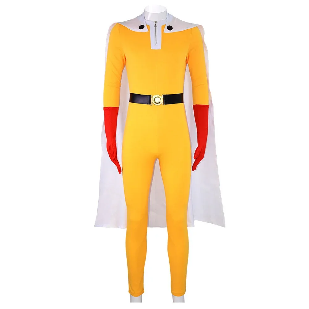 Anime One Punch-Man Cosplay Saitama Man Costume