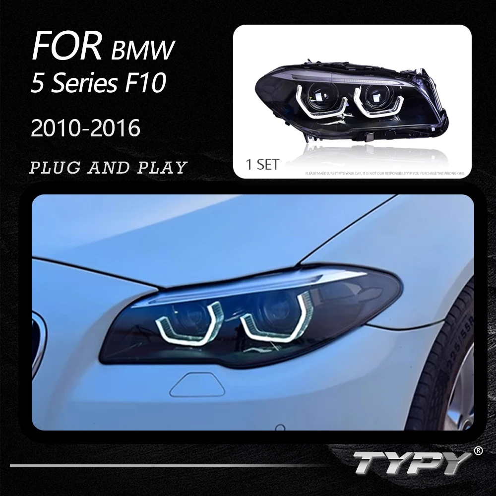 

TYPY Car Headlights For BMW 5 Series F10 2010-2016 LED Car Lamps Daytime Running Lights Dynamic Turn Signals Car Accessories