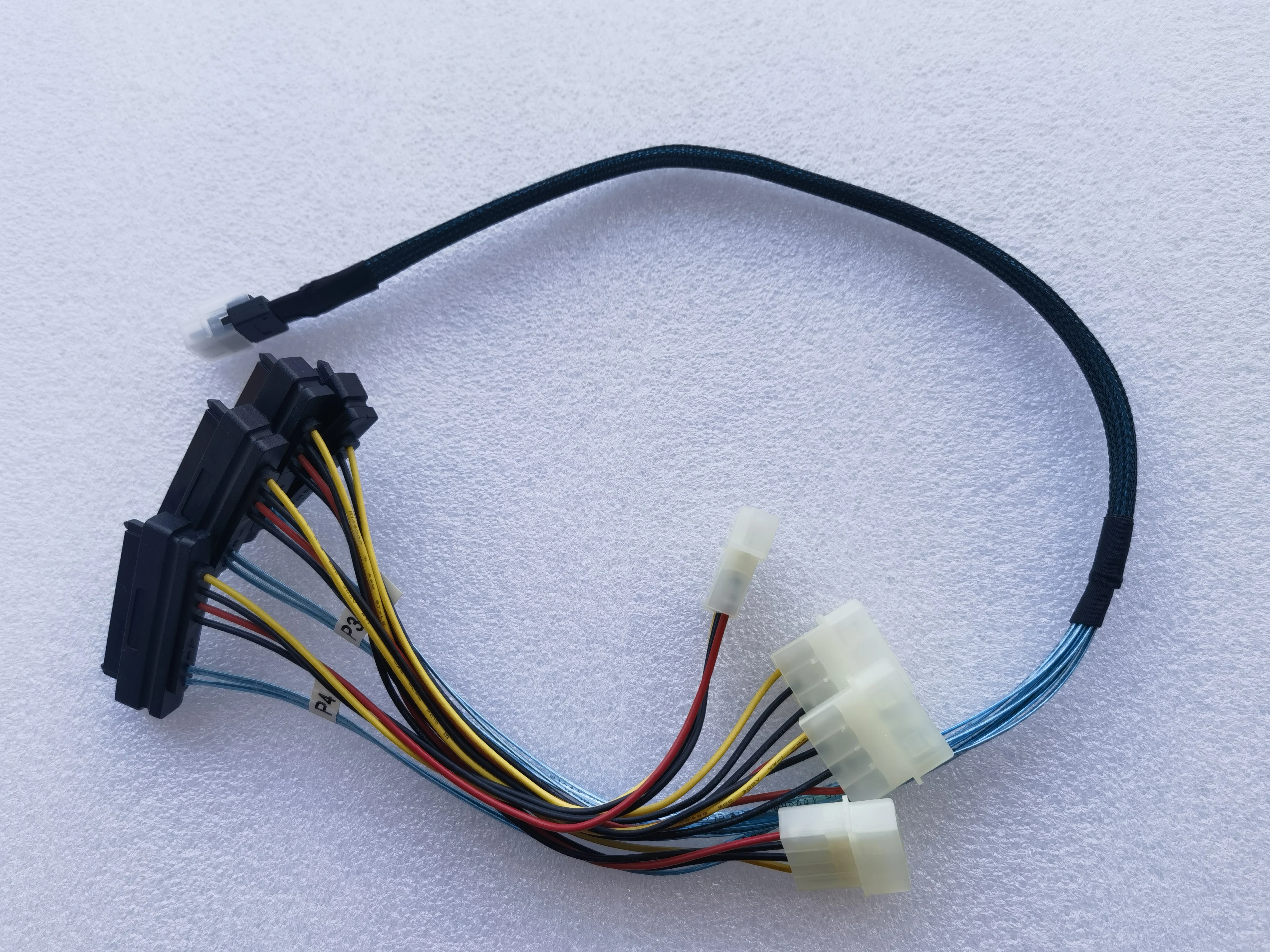 

Standard SAS SFF-8654 4I to 4 Ports SAS server connection cable 8654 TO 4SAS cable