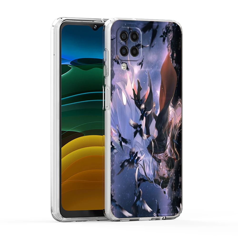 غطاء ناعم لهاتف سامسونج جالاكسي A17 A25 A23 A22 A52S A52 A55 A72 A51 A71 A31 A13 A07 5G حافظة هاتف شفافة Mo Dao Zu Shi MDZS #5