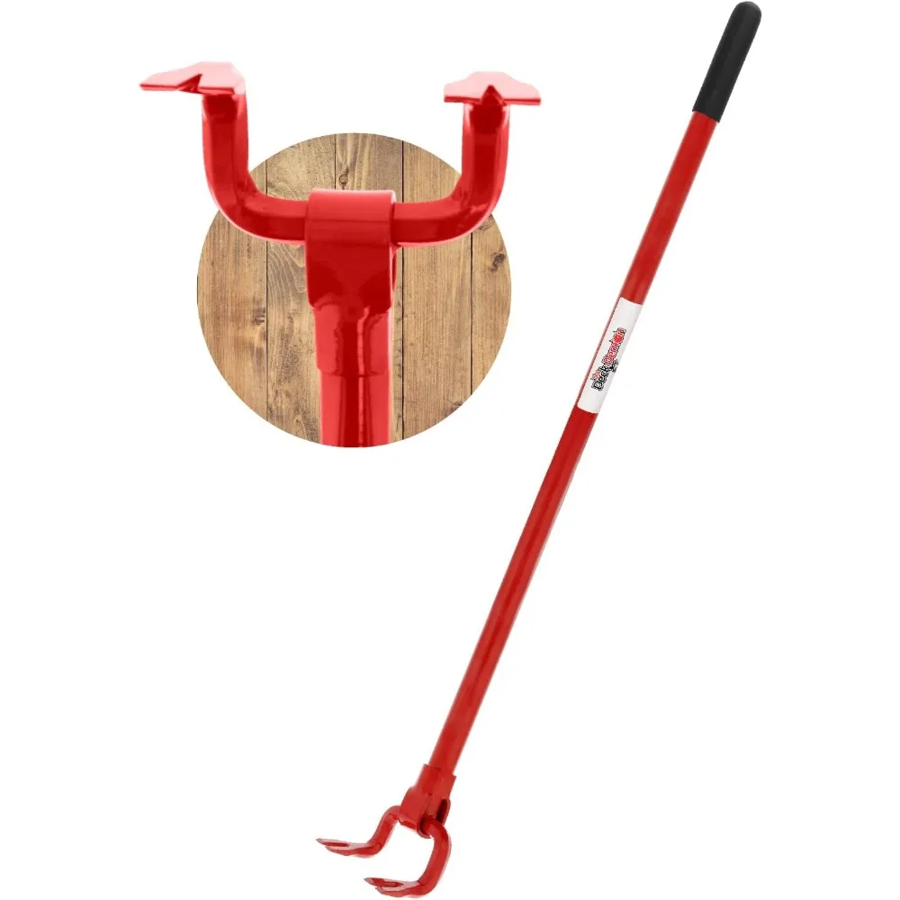 Wrecking Bar - 44 Inch Steel Deck Board Remover Tool - Save Time Removing Old Boards and Breaking Pallets - Heavy Duty