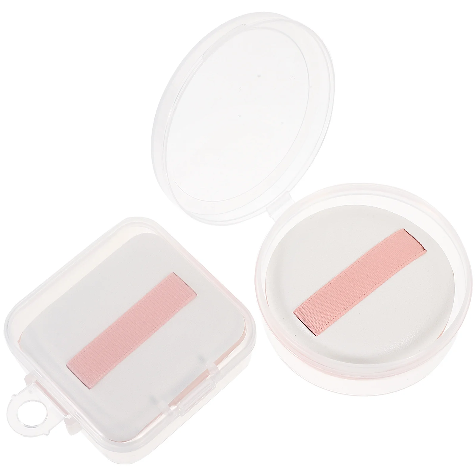 2 stuks make-up spons herbruikbare poederdons voor foundation markeerstift blusher gezicht cosmetica poeder make-up sponzen