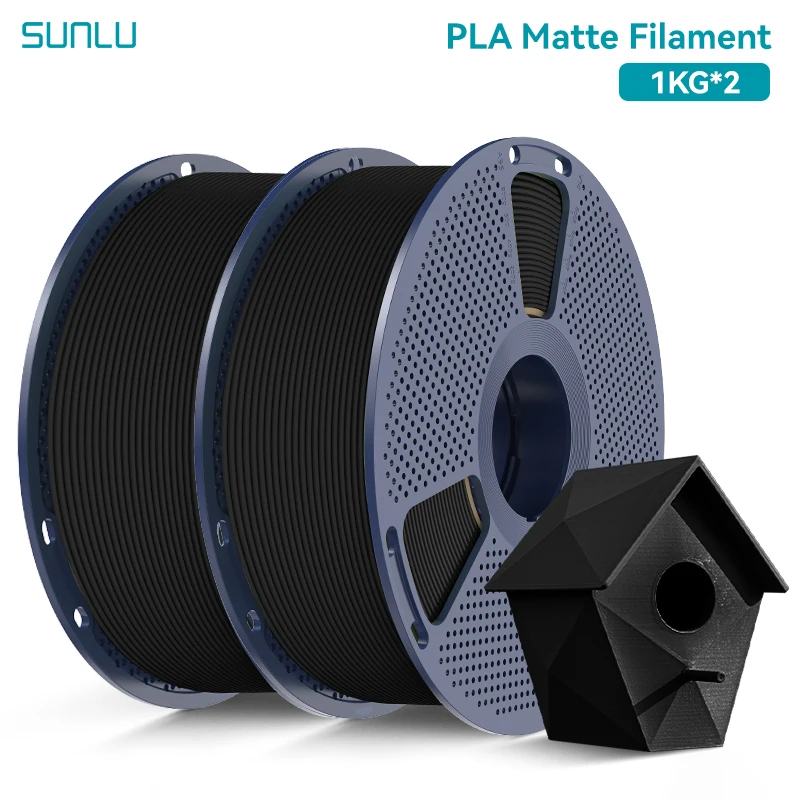 SUNLU PLA Matt 1KG/2KG/3KG/5KG/10KG 1,75mm 3D-Drucker Filament PLA Hohe Transparenz Schnelle Lieferung 1-7 Tage ab Deutschland-Lager