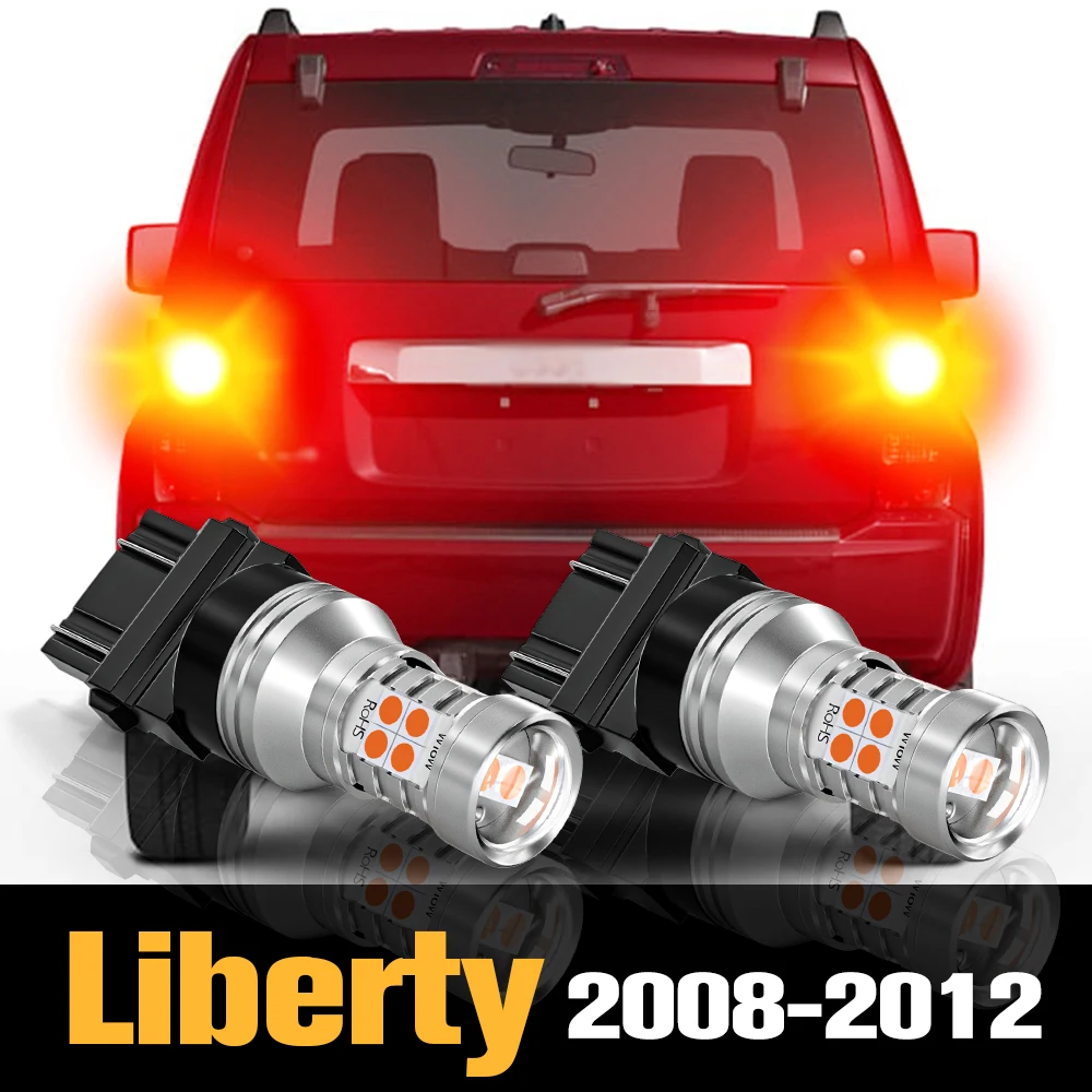 

2pcs Canbus LED Brake Light Lamp Accessories For Jeep Liberty KK 2008 2009 2010 2011 2012