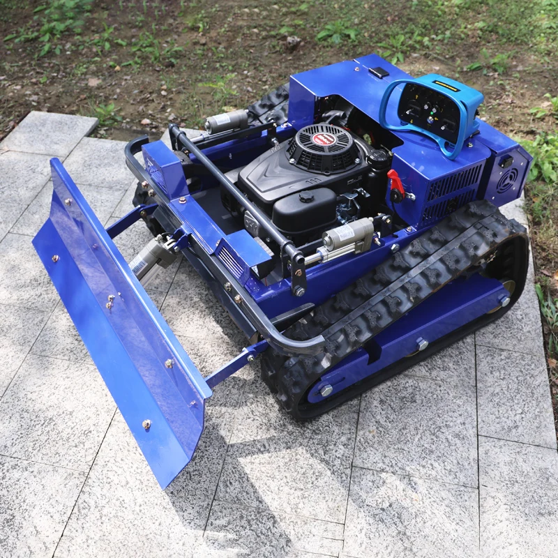 Customized Remote Control Small Robot - 550mm Cutting Width for Lawn Mowing with Snow Shovel