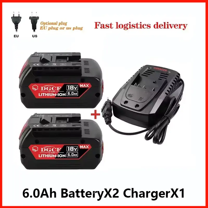 

✅✅18V 6000mAh For BOSCH Lithium-ion Battery GBA Professional GBA GSR GSB BAT618✅ BAT609 BAT619 BAT620 Power Tool Battery