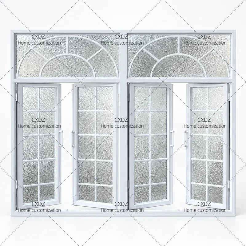 Plastic Steel Soundproof Windows for Bedroom Interior Iron Partition Simple Opposite Windows