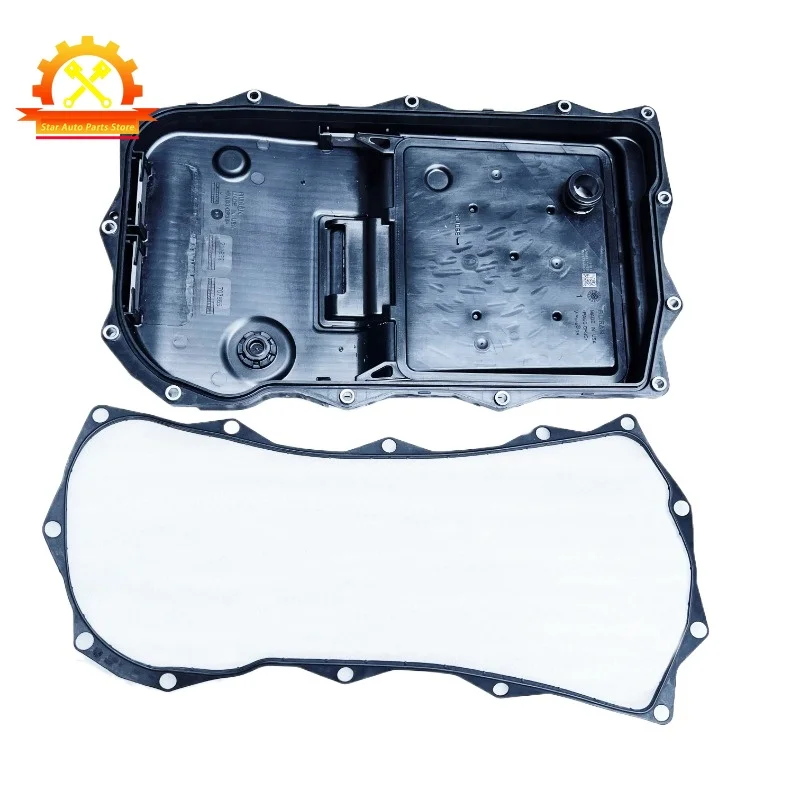 

68233701AA 52854760AA Transmission Oil Pan With Gasket For Chrysler 300C Dodge Challenger Jeep Grand Cherokee 2013-2021