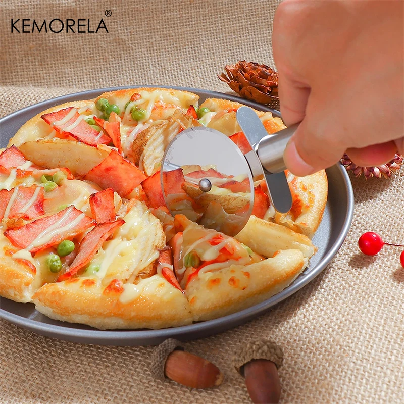 Diameter 6.5CM Stainless Steel Pizza Single Wheel Cut Tools Household Pizza Knife Cake Tools Wheel Use For Waffle Cookies