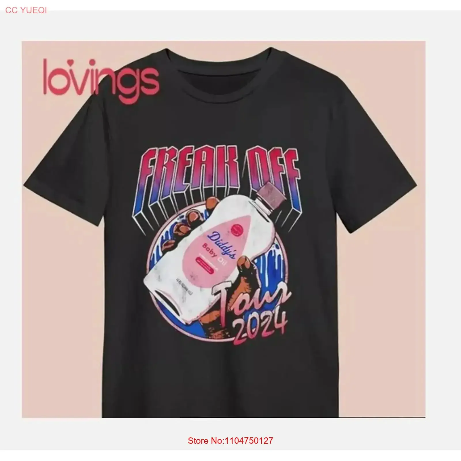 HOT Diddy Baby Oil Freak Off 2024 T Shirt All Size vintage Washed Stylish Stretched Soft Breathable streetwear graphic Slightly