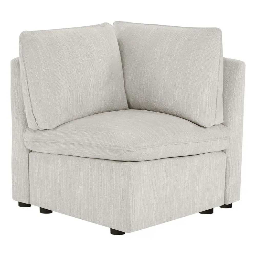 

Modern Down Filled holstered Middle Corner Sectional for Modular Couch, Snow