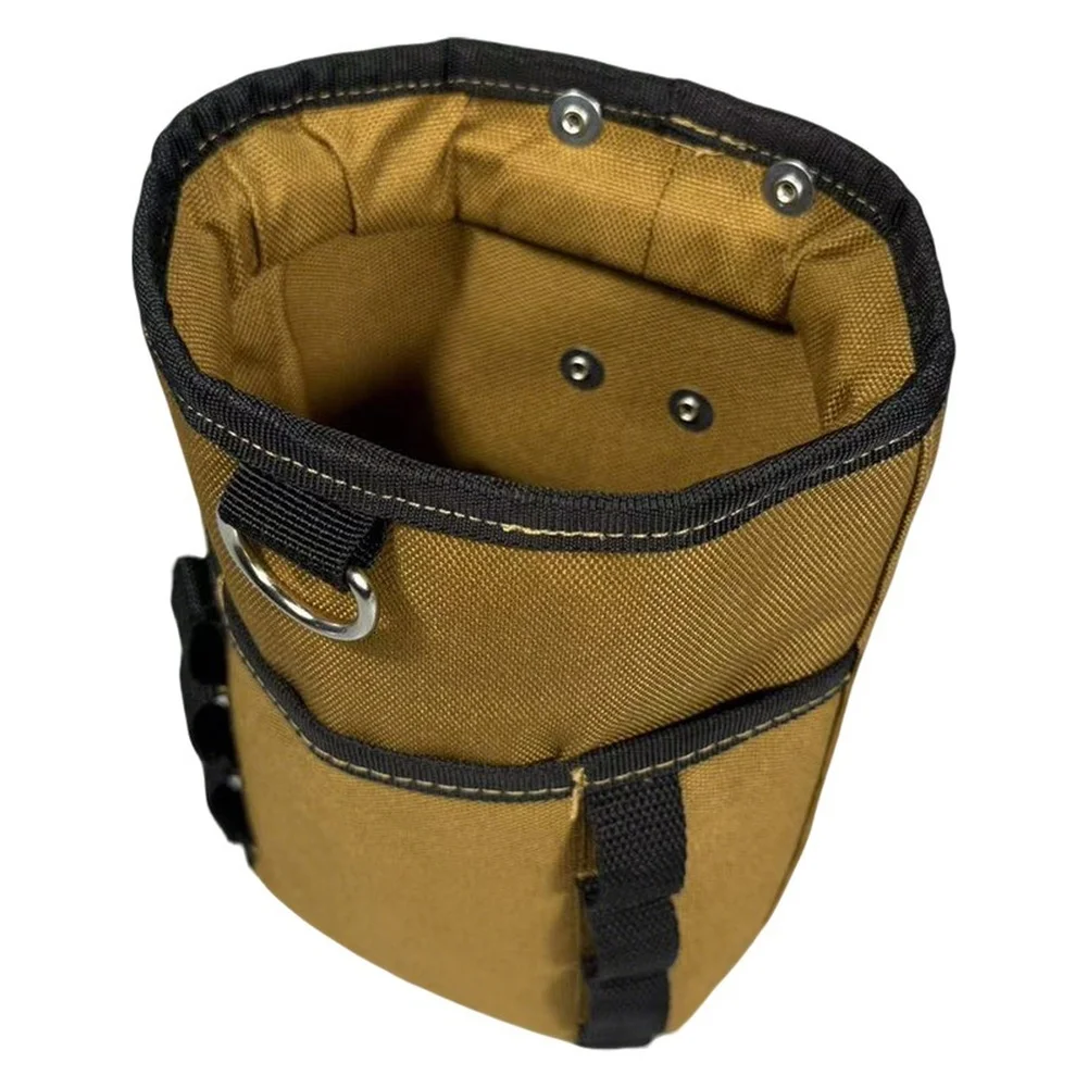 Heavy Duty Canvas Tool Waist Bag With Snap Closure For Electrician Carpenter Storage Bag Oxford Cloth Waist Pack Hardware Tools