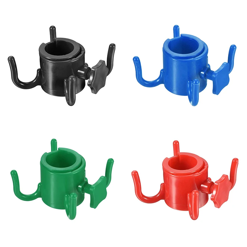 Beach Umbrella Hanging Hook 4-prongs Plastic Umbrella Hook For Hanging Towels Hats Clothes Camera Sunglasses Bags