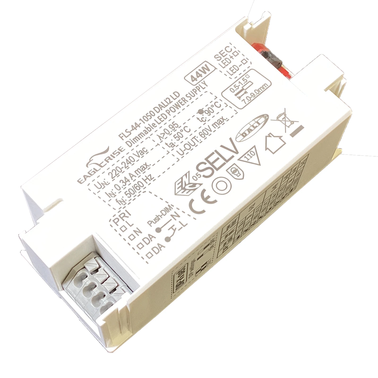 

EAGLERISE 44W MINI DALI Dimming LED Driver FLS-44-1050 DALI2 LD Constant Curren700mA 750mA 800mA 850mA 900mA 950mA 1000mA 1050mA