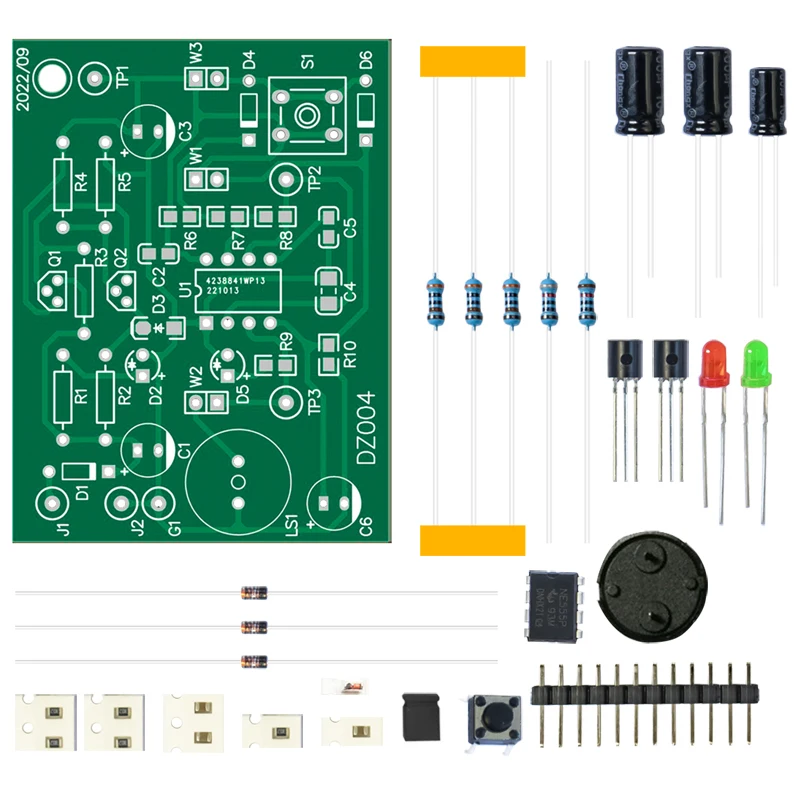 Doorbell Control Circuit Board Kit Skills Welding Exercise Practical Set for Making Printed Circuit Boards