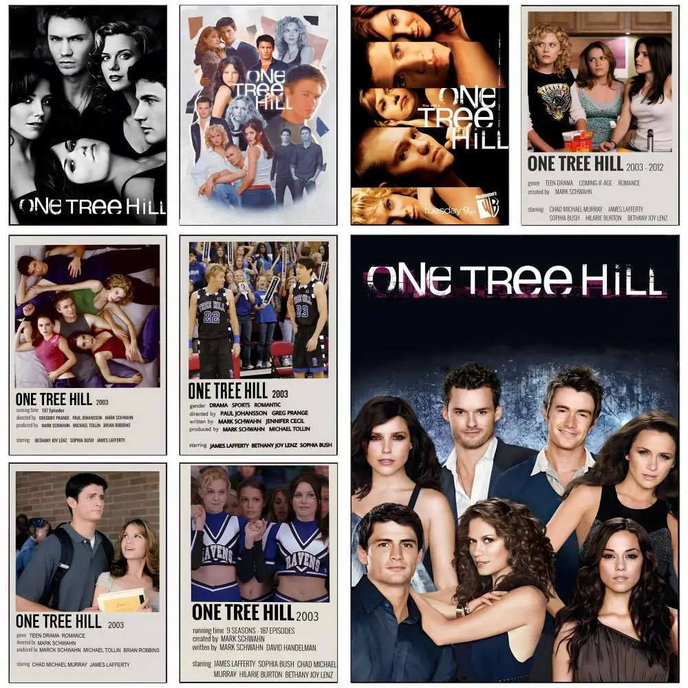 

Постер One Tree Hill, самоклеящаяся художественная водонепроницаемая бумажная наклейка, декор для стен кофейни