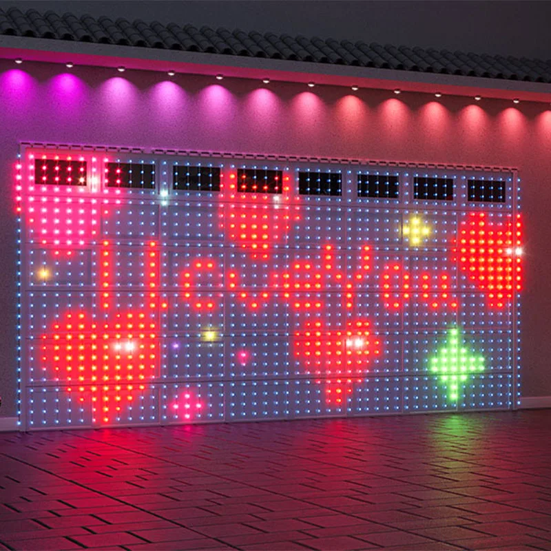 3*3m Christmas Light String USB Plug Remote Control RGBIC LED Curtain Light APP Bluetooth Control String Lights for Home Decor