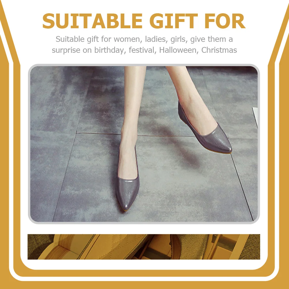 

1Pair Flat Bottom Loafers Comfortable Casual Shoes Non Slip Softer Sole Pointed Toe Spring Summer Female Footwear Charming Girl