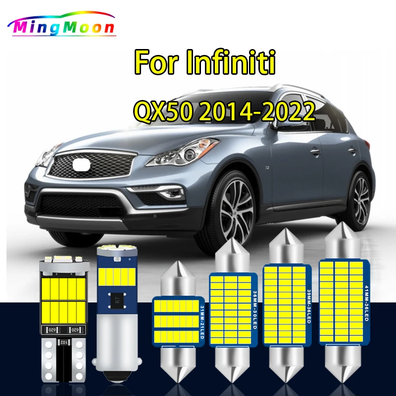 

Автомобильные лампы для Infiniti QX50, 2014, 2015, 2016, 2017, 2018, 2019, 2020 детской фотокарты, купольная дверь