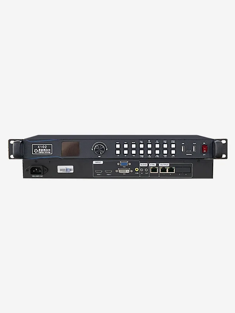 LINSN X102 Video Processor HDMI DVI VGA CV Input 11V-220V AC Voltage All In One LED Display Controller With Linsn Sending Card