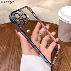 For Honor X9 X9A X9B X8 X8A X8B 8X X7A X7B X6 X6A X6s Magic 6 5 4 3 Pro Lite Phone Case Plating Shiny Shining Simple Soft Cover