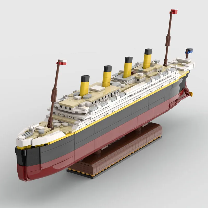 

1530 PCS Classic Ocean Liner Building Blocks Set Cruise Ship Model Educational Assembly Toy Gift Holiday Adults Home Decoration