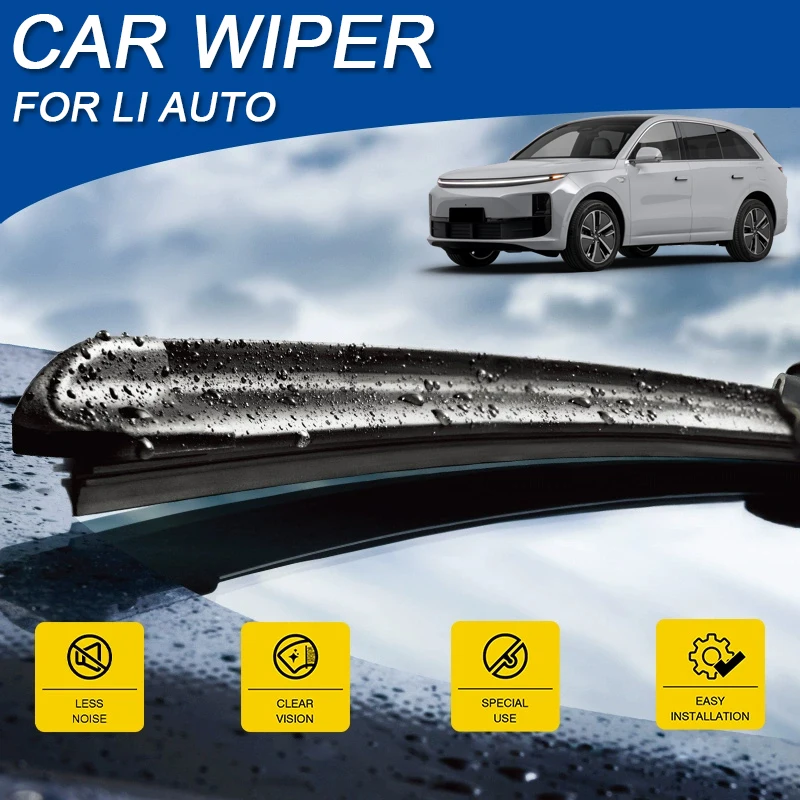 

2PCS Car Blade Windshield Rubber Wiper For LIXIANG LI AUTO L6 L7 L8 L9 ONE 2022-2026 Cleaning Protect Auto External Accessory