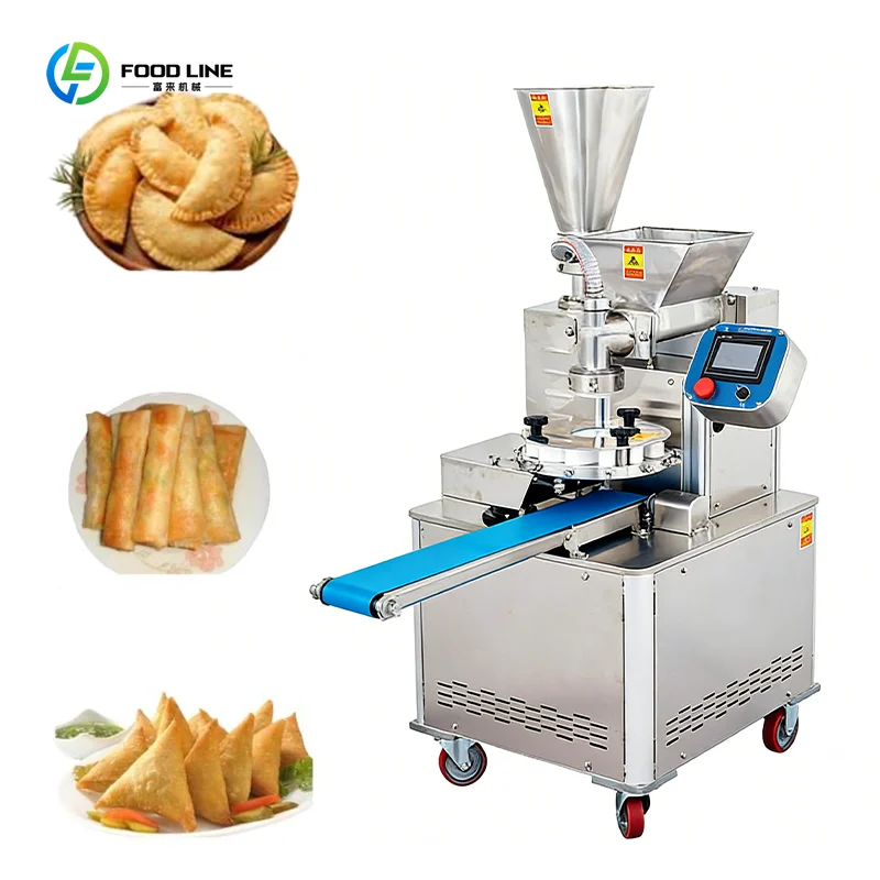 Automatic Dumpling Samosa Maker 4800Pcs/H Stainless Steel Efficient Commercial Machine Vending Sale Support Custom